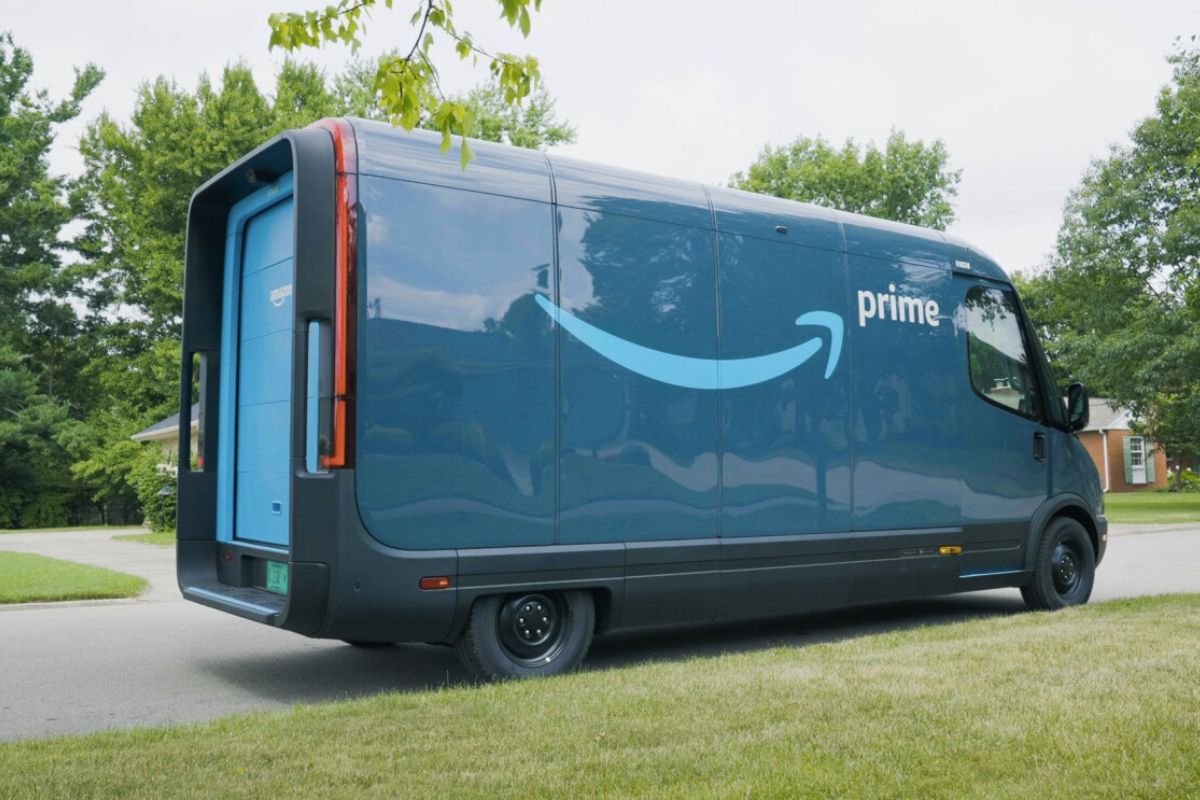 Rivian Amazon Delivery Van