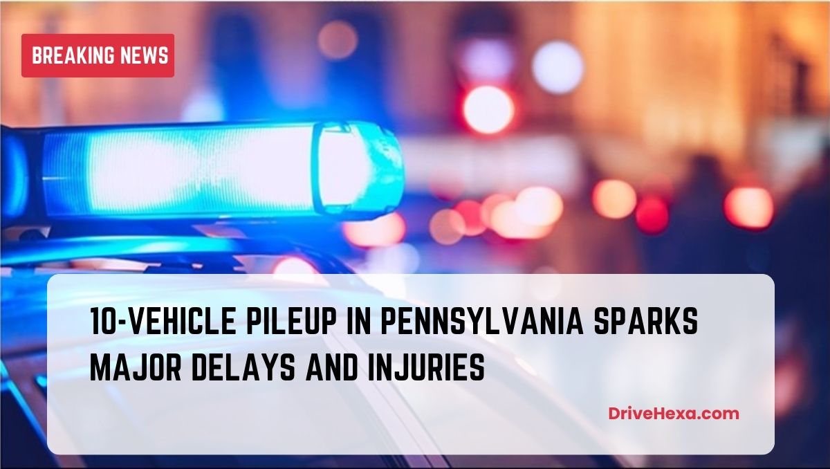 10-Vehicle Pileup in Pennsylvania Sparks Major Delays and Injuries