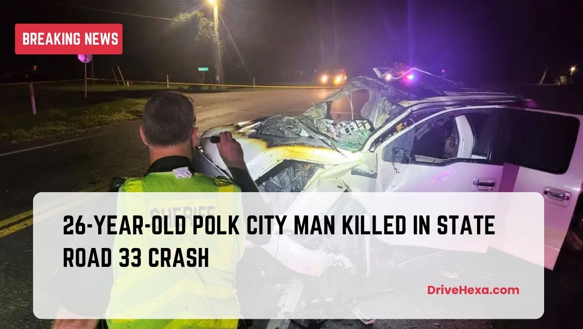 26-year-old Polk City man dies in 3-vehicle accident on State Road 33. Two others injured