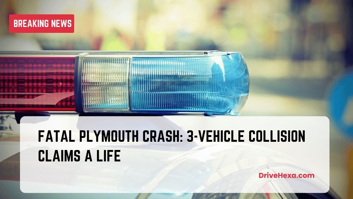 3-car crash claims a life in Plymouth