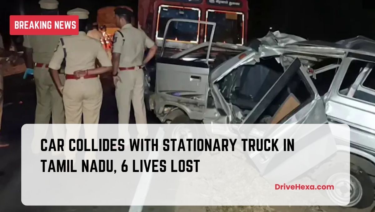 Car Collides with Stationary Truck in Tamil Nadu, 6 Lives Lost