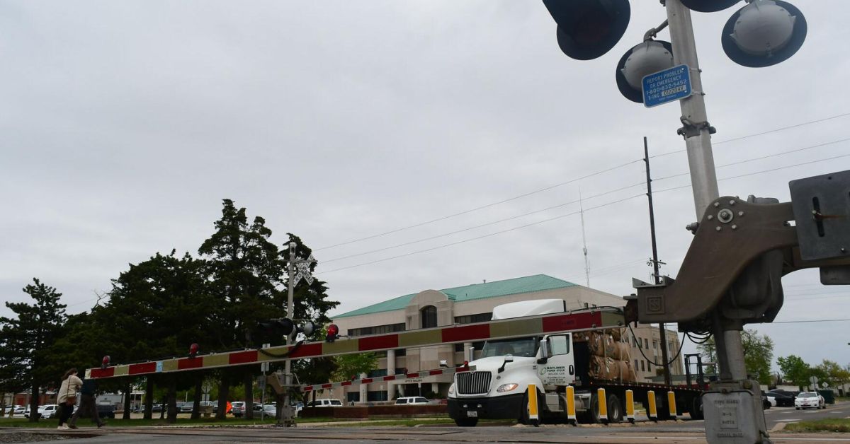 Emergency Closure Norman Railroad Crossing Blocked After Train Collision