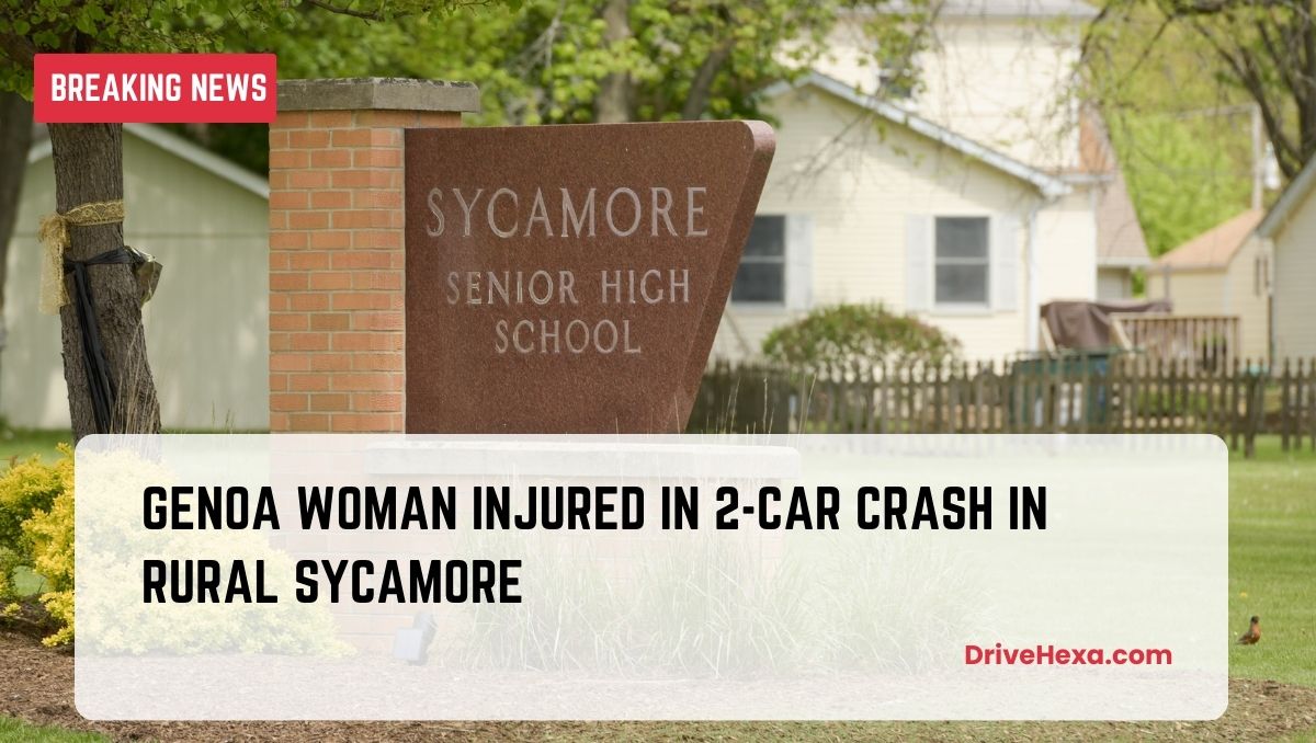 Genoa woman hospitalized after 2-car crash in rural Sycamore