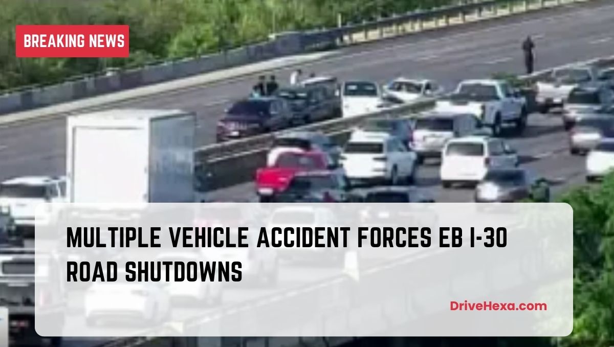 Multiple Vehicle Accident Forces EB I-30 Road Shutdowns