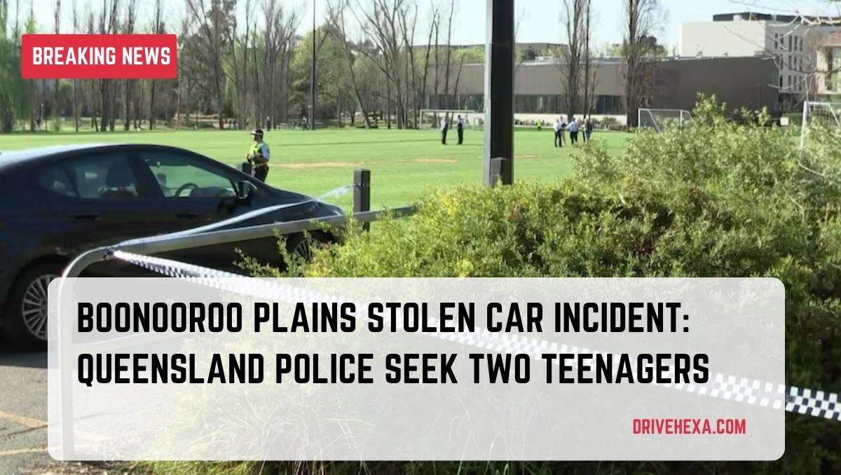 Queensland police searching for two teenagers after stolen vehicle crashes in Boonooroo Plains