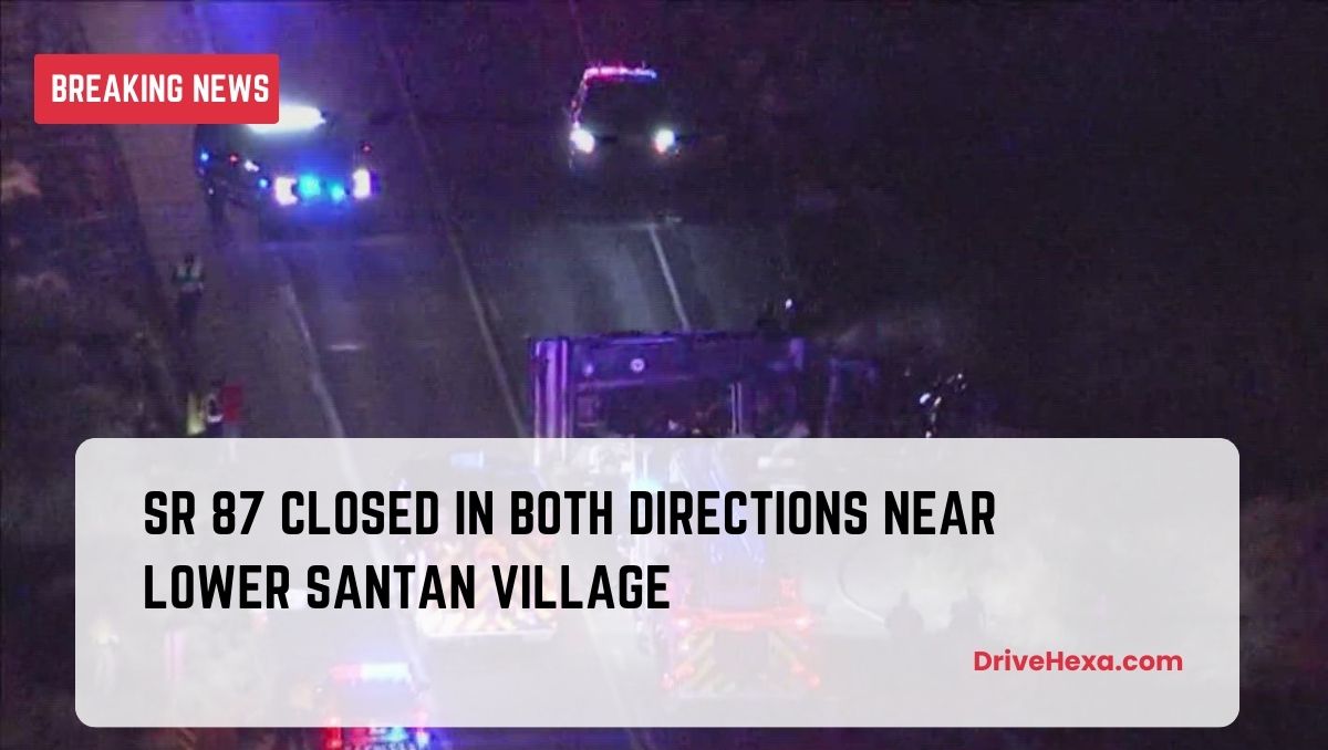 SR 87 Closed in Both Directions near Lower Santan Village