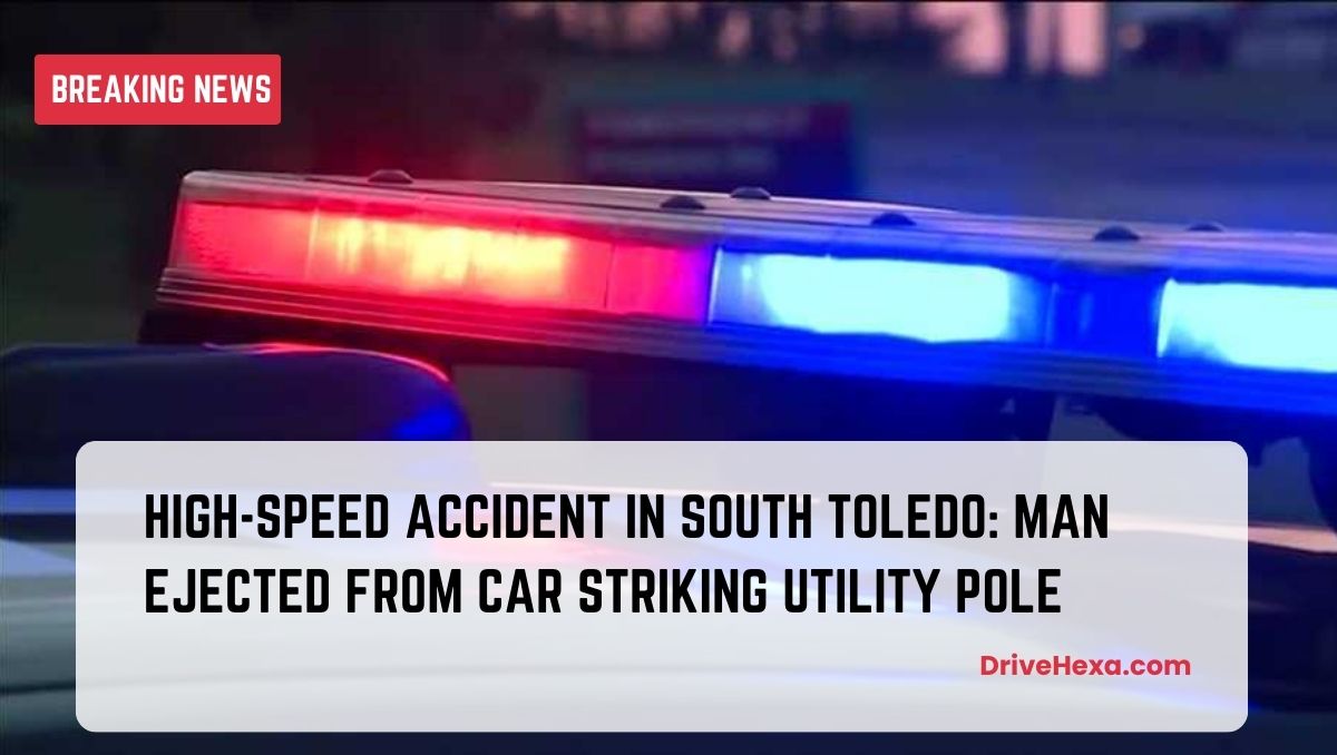 TPD: Man ejected after crashing speeding car into utility pole in south Toledo early Tuesday