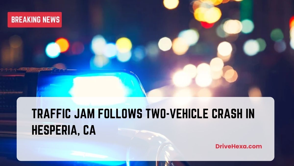 Traffic Snarl Following Two-Vehicle Crash on 15 Freeway [Hesperia, CA]