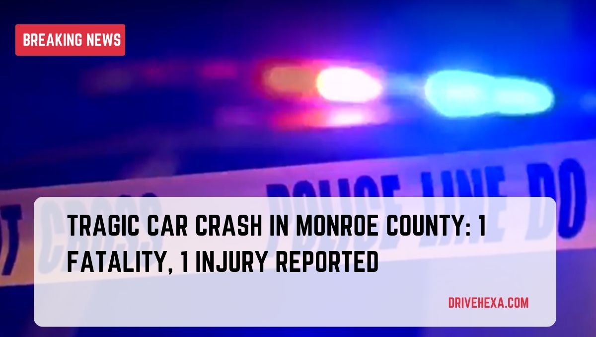 Tragic Car Crash in Monroe County: 1 Fatality, 1 Injury Reported