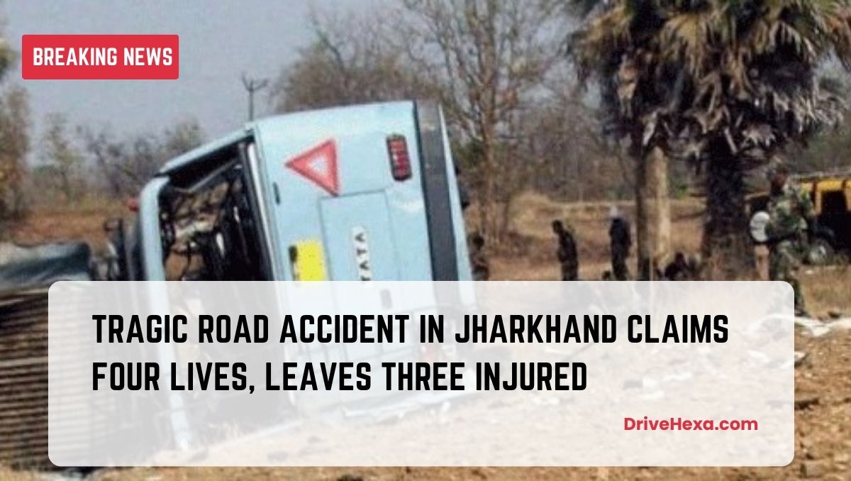 Tragic Road Accident in Jharkhand Claims Four Lives, Leaves Three Injured