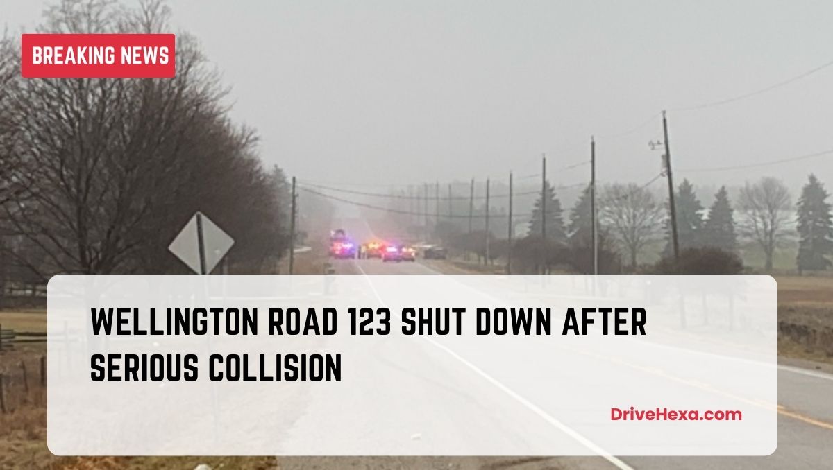 Wellington Road 123 Shut Down After Serious Collision